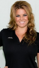 Amber deals blackjack