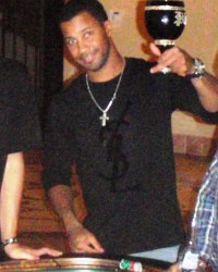 Chris Young, Arizona Diamondbacks at the Dream Dealers craps table, #CelebrityPokerEventScottsdale  #ArizonaLocalCharity  #SupportLocalAZCharity