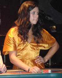 Danica Patrick at Ante up for Autism, Scottsdale Charity Poker Tounament and Casino Night