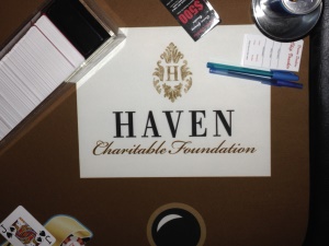 Haven Charitable Foundation Blackjack Felt