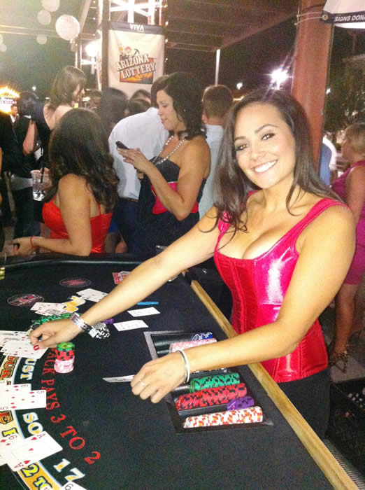 Dream Dealer Lauren at Viva Las Vegas, hosted by the Valley of the Sun Active 20-30 Club
