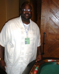 Jerome Daniles, former AZ Cardinals Offensive Tackle, #CelebrityPokerEventScottsdale  #ArizonaLocalCharity  #SupportLocalAZCharity