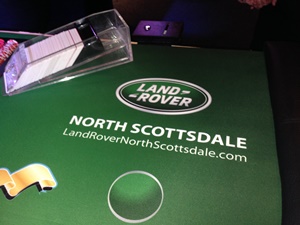 Landrover of Scottsdale Blackjack Felt