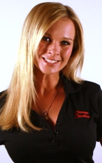 Dream Dealer Lisa deals poker, blackjack, roulette and bartends