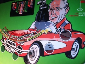 Lou Grubb Friends Fore Golf Blackjack table