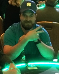 Ryan Fitzpatrick at a Dream Dealers charity poker tournament