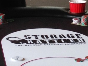 Storage Battles poker table
