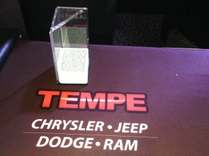 Tempe Chrysler Jeep Dodge Ram Blackjack Table