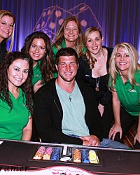 Tim Tebow stopped by a charity event, #CelebrityPokerEventScottsdale  #ArizonaLocalCharity  #SupportLocalAZCharity