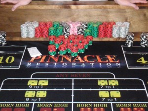 Pinnacle Restoration craps table