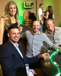 Christian Ponder and Shannon Ponder at the Dream Dealers charity poker tournament