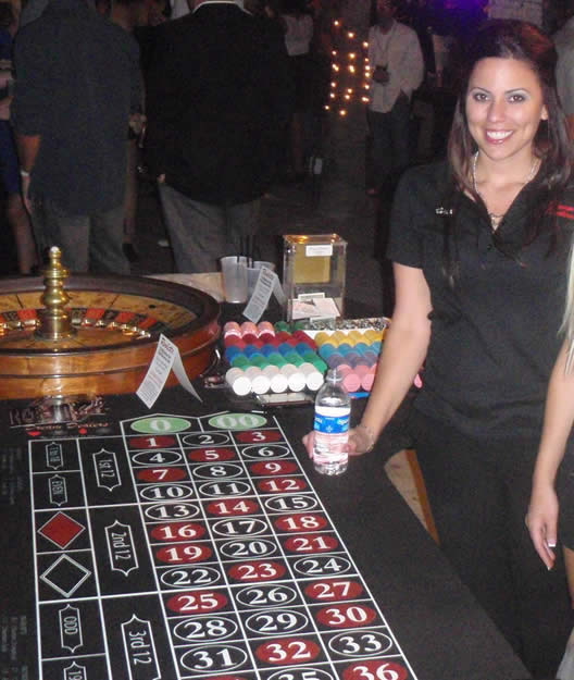 Roulette tables for rent in Phoenix, Arizona and Scottsdale