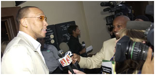 Shawn Marion interviewed at his Charity Poker Tournament in Scottsdale