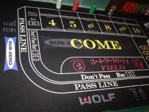 Subzero and Wolf Appliance custom craps table